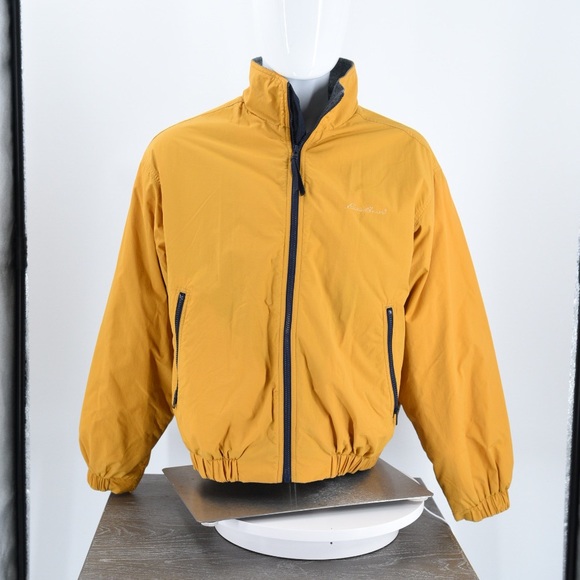 Eddie Bauer Jackets \u0026 Coats | Eddie Bauer Mustard Yellow Full Zip Fleece Lined | Color: Yellow | Size: L | Mightyjumpman23's Closet